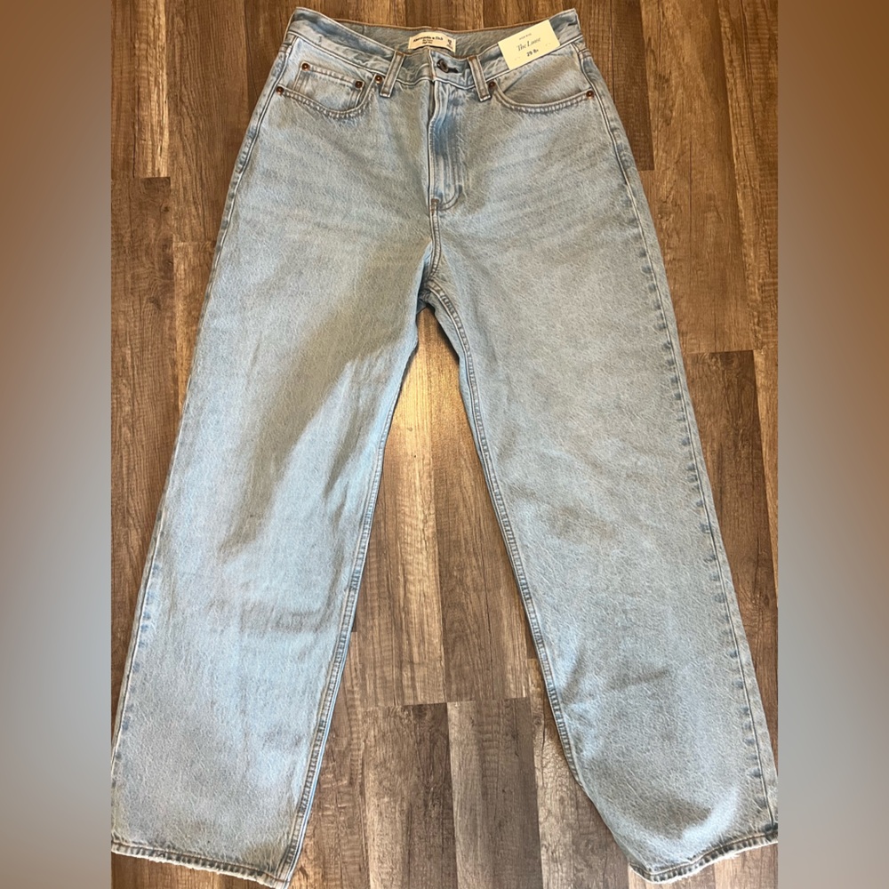 Abercrombie & Fitch Light Blue High Rise Women Jeans